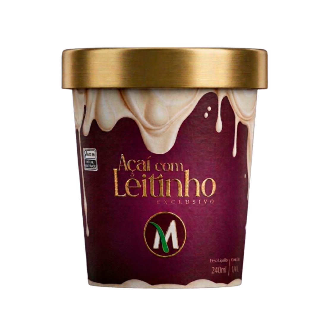Açaí com Leitinho - D'Moura Açaí